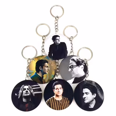  جاکلیدی خندالو طرح همایون شجریان کد 254B مجموعه 6 عددی 