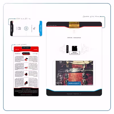 برچسب پوششی ماهوت مدل Drum Kit مناسب برای تبلت لنوو A7-50 A3500 2014
