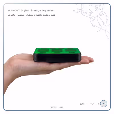 نظم دهنده فضای ذخیره سازی ماهوت مدل Matte-Green-496 مناسب برای فلش و مموری کارت