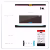 برچسب پوششی ماهوت مدل Dark-Gold-Stripes-Wood مناسب برای تبلت سامسونگ Galaxy Tab S3 9.7 2017 T820