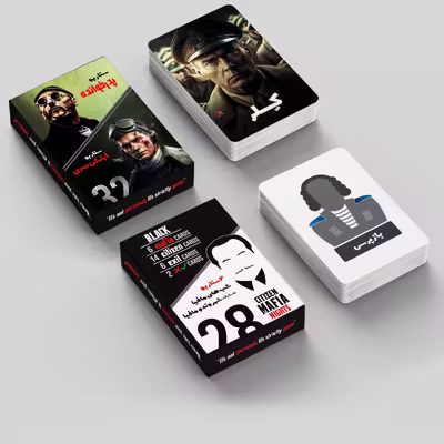 بازی فکری مدل مافیا 4 سناریو اصلی مجموعه دو عددی
