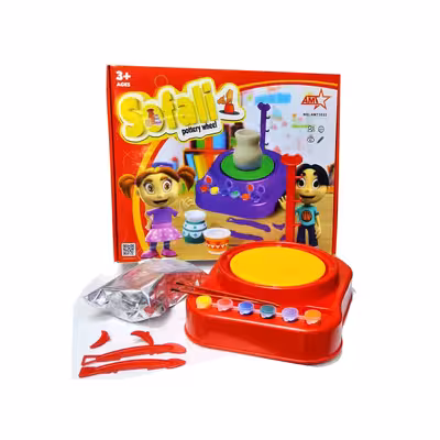 بازی آموزشی مدل سفالگری همراه با گل رس