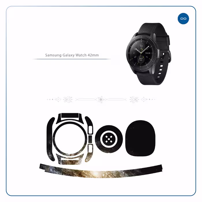 برچسب ماهوت طرح Universe-by-NASA-1 مناسب برای ساعت هوشمند سامسونگ Galaxy Watch 42mm