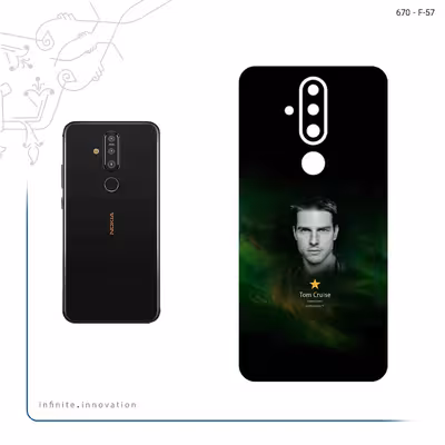 برچسب پوششی ماهوت مدل Tom Cruise مناسب برای گوشی موبایل نوکیا X71