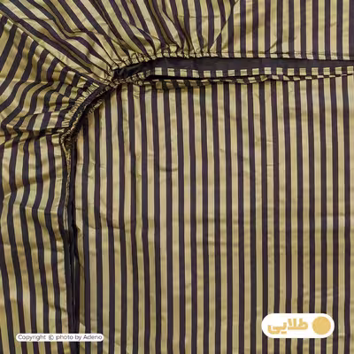 ملحفه آدنو مدل راه راه کد MB01 یک نفره سایز 80x180 سانتی متر 