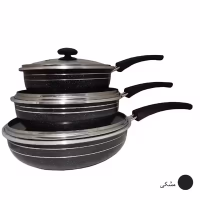 سرویس تابه 6 پارچه طرح گرانیت مدل 5502
