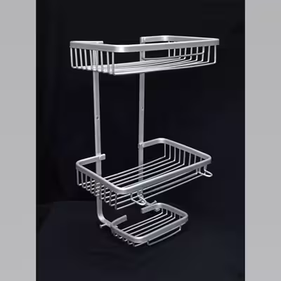 قفسه حمام مدل وسط حمام سیمی دو طبقه