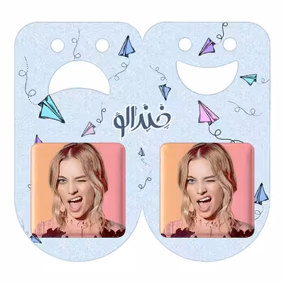 پیکسل خندالو مدل مارگو رابی کد 3865 به همراه مگنت