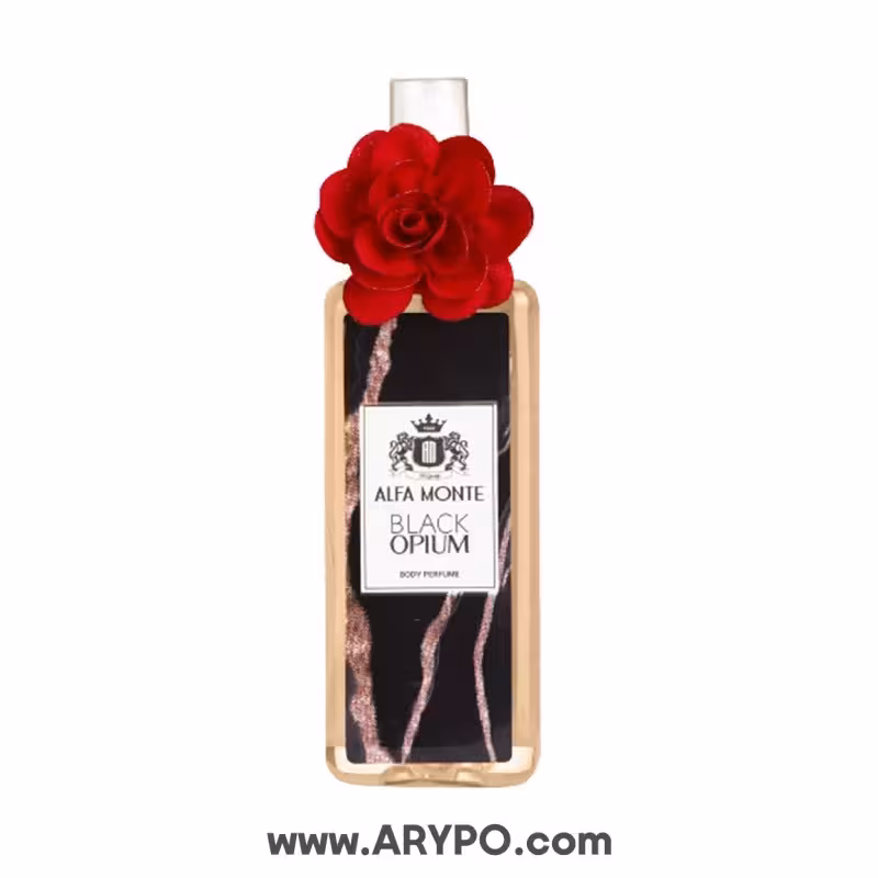 بادی اسپلش آلفا مونته مدل BLACK OPIUM