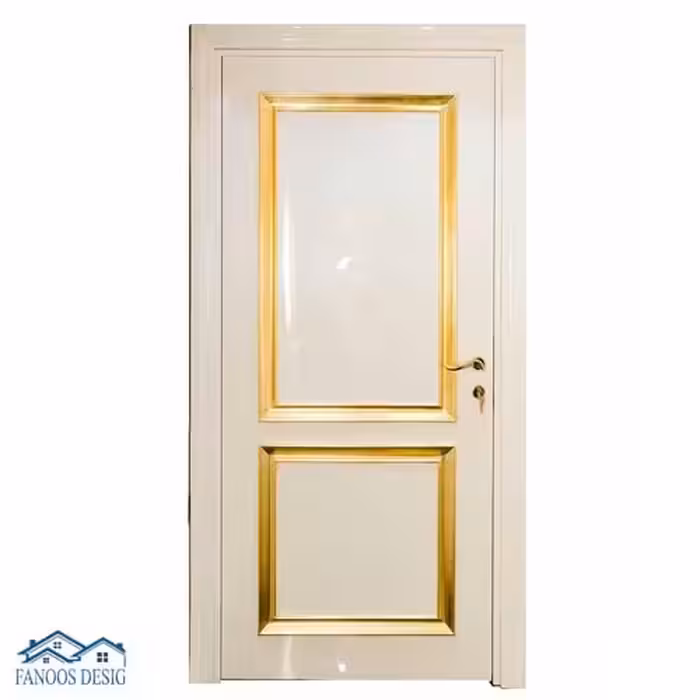 در اتاق سفید طلایی با رنگ پلی اورتان کد 1525