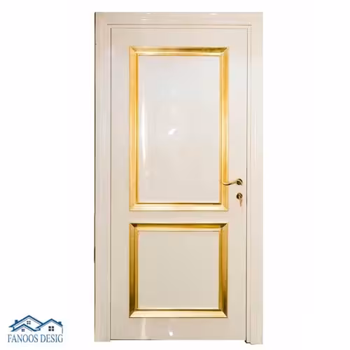 در اتاق سفید طلایی با رنگ پلی اورتان کد 1525