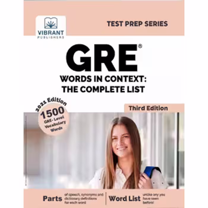 کتاب GRE Words in Context The Complete List