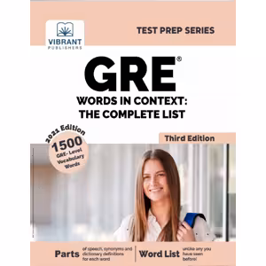 کتاب GRE Words in Context The Complete List