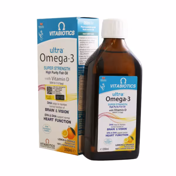 شربت OMEGA-3 ویتابیوتیکس ( 250 میلی لیتر )