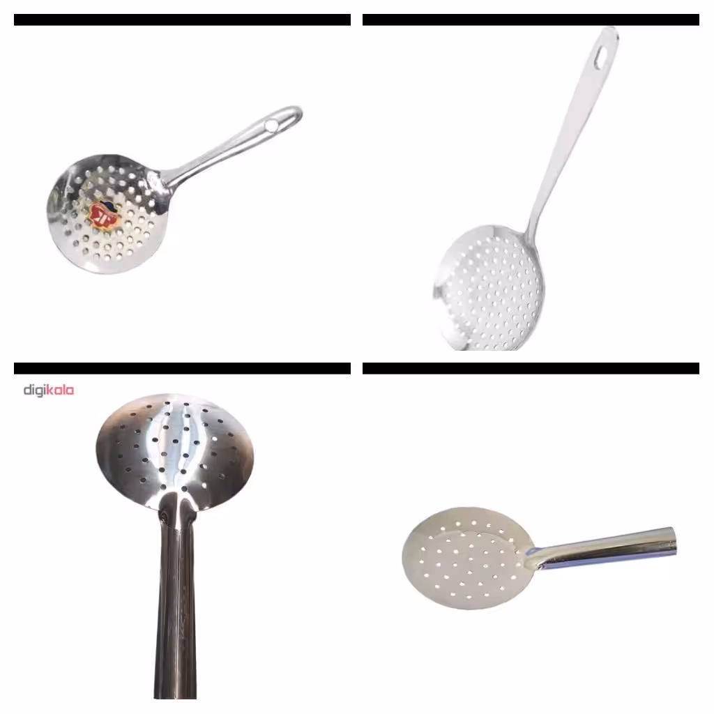 کفگیر هندی استیل فلزی