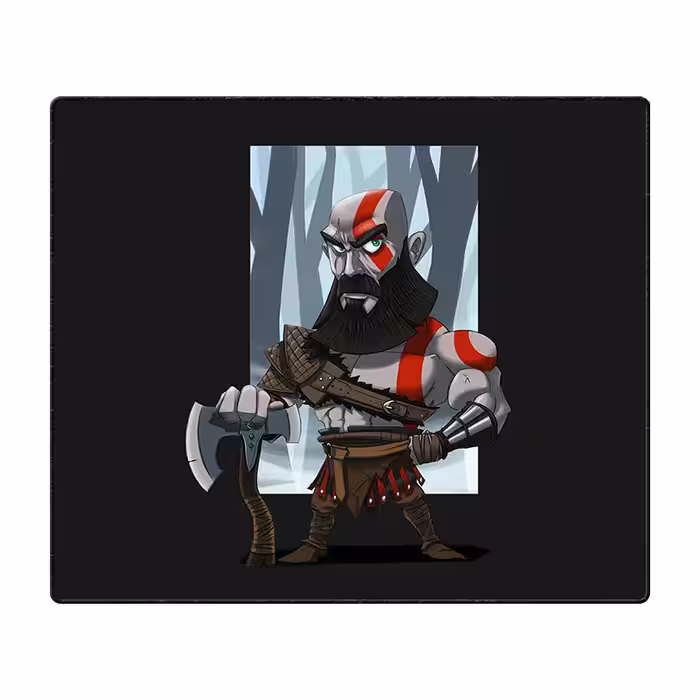 ماوس پد گیمینگ طرح Kratos