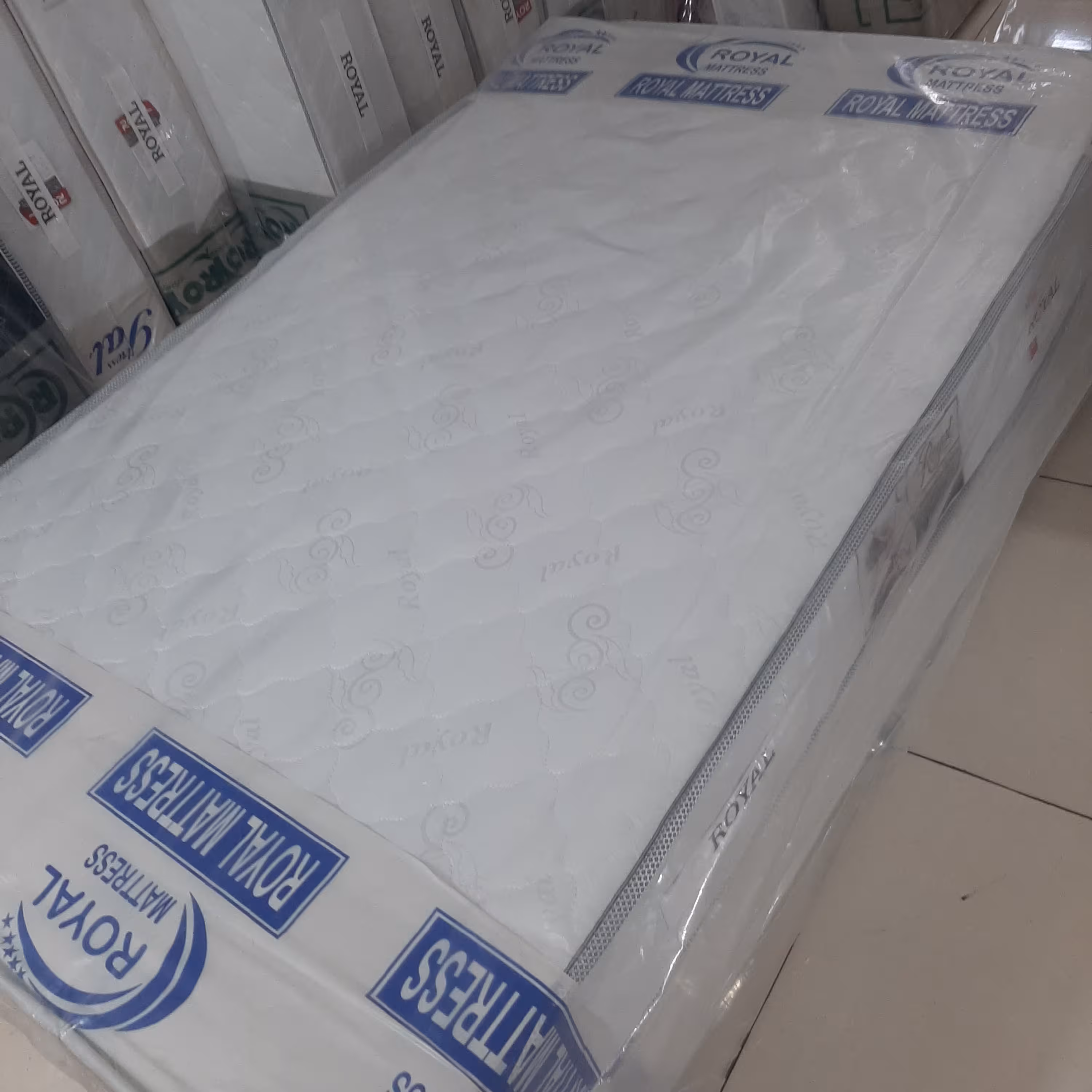 تشک طبی فنری رویال مدل آسایش تک نفره با گارانتی 3 ساله 