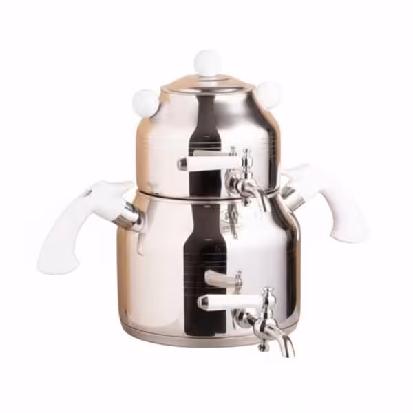 کتری قوری استیل ریور سفید 2162