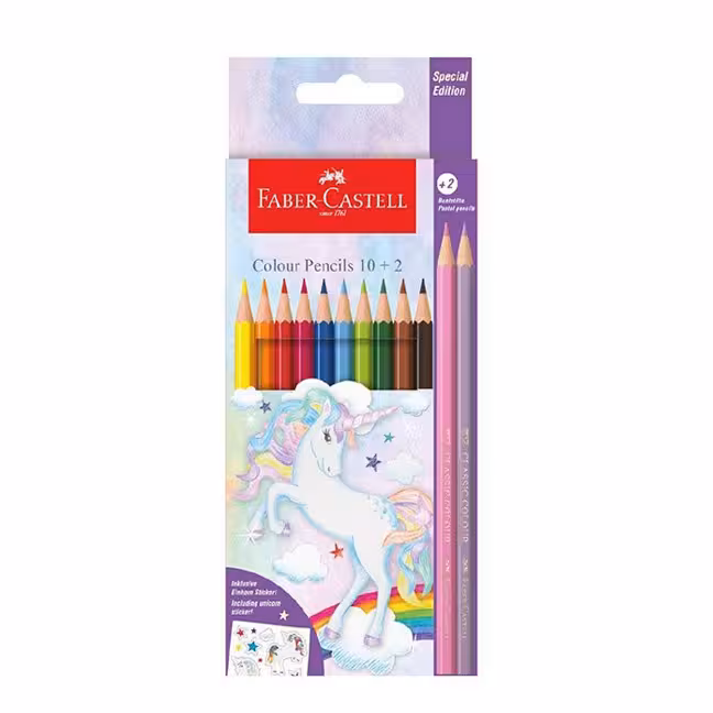 مداد رنگی کلاسیک 12 رنگ مدل یونیکرون