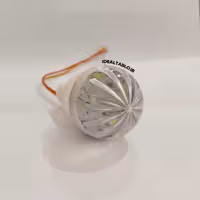 لاسوگاسی خورشیدی سفید 4.5 سانت پایه دار