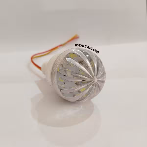 لاسوگاسی خورشیدی سفید 4.5 سانت پایه دار