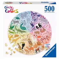 پازل 500 تکه دایره‌ای رونزبرگر طرح حیوانات