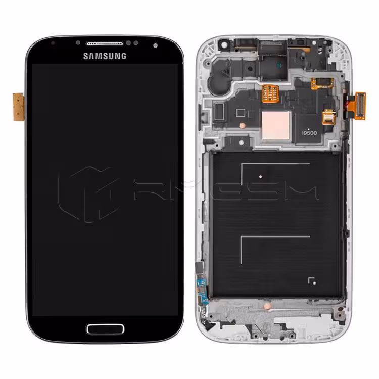 تاچ ال سی دی سامسونگ S4 I9500 چنج گلس با فریم