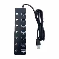 هاب USB 3.0 هفت پورت کی نت مدل K-NET K-HUAMH107 H10