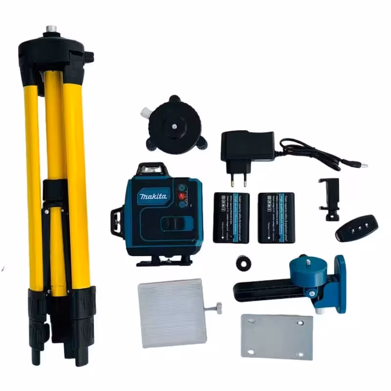 تراز لیزری 4 بعدی ماکیتا دیجیتالی با پایه بلند