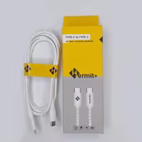 کابل فست شارژ 6 آمپر Type-c To Type-c مدل H-10 برند Hermit