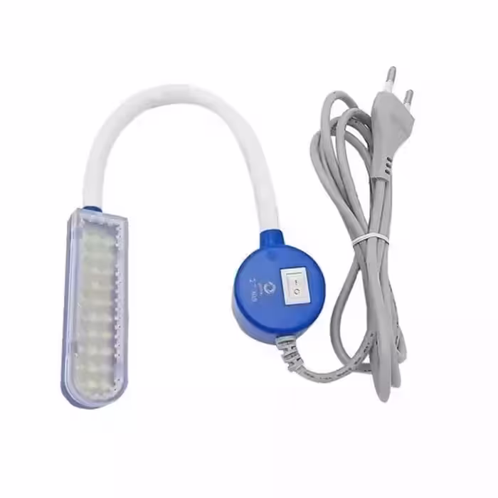 لامپ LED چرخ خیاطی yoke (آهنربایی 10 ال ای دی درشت  و فک متحرک)(خرازی و خیاطی)
