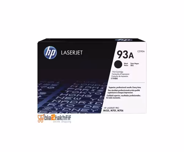 کارتریج تونر مشکی 93A اچ پی