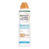 اسپری ضد آفتاب گارنیر Garnier مدل Sensitive Advanced و SPF 50 حجم 150 میل