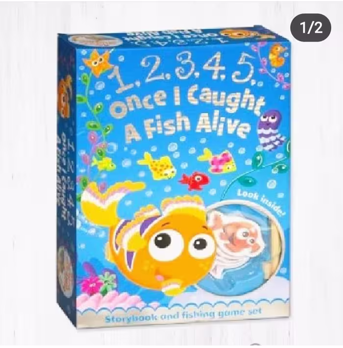 کتاب زبان انگلیسی Once I caught A fish Alive