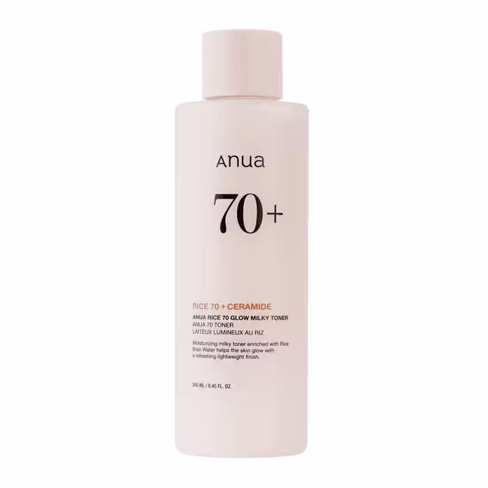 تونر شیر برنج آنوا حجم 250 میل Anua Rice 70 Glow Milky Toner