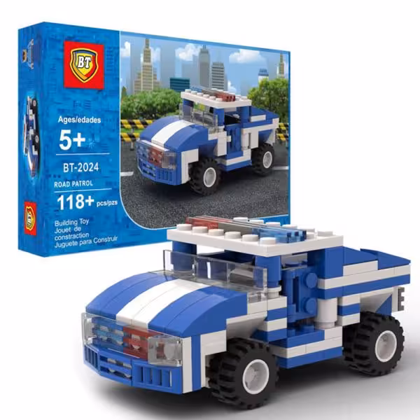 لگو ساختنی طرح ماشین پلیس کد BT-2024