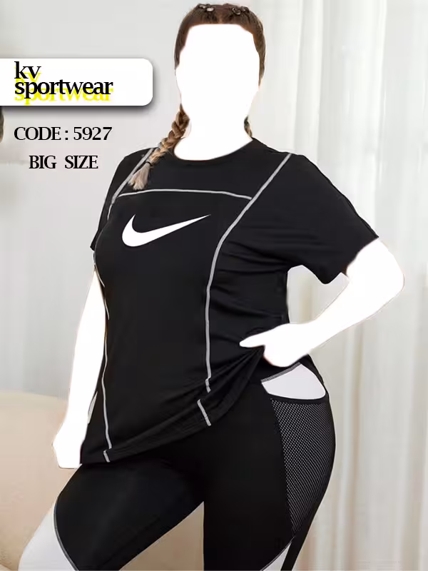 تیشرت سایز بزرگ ورزشی زنانه Nike کد 006