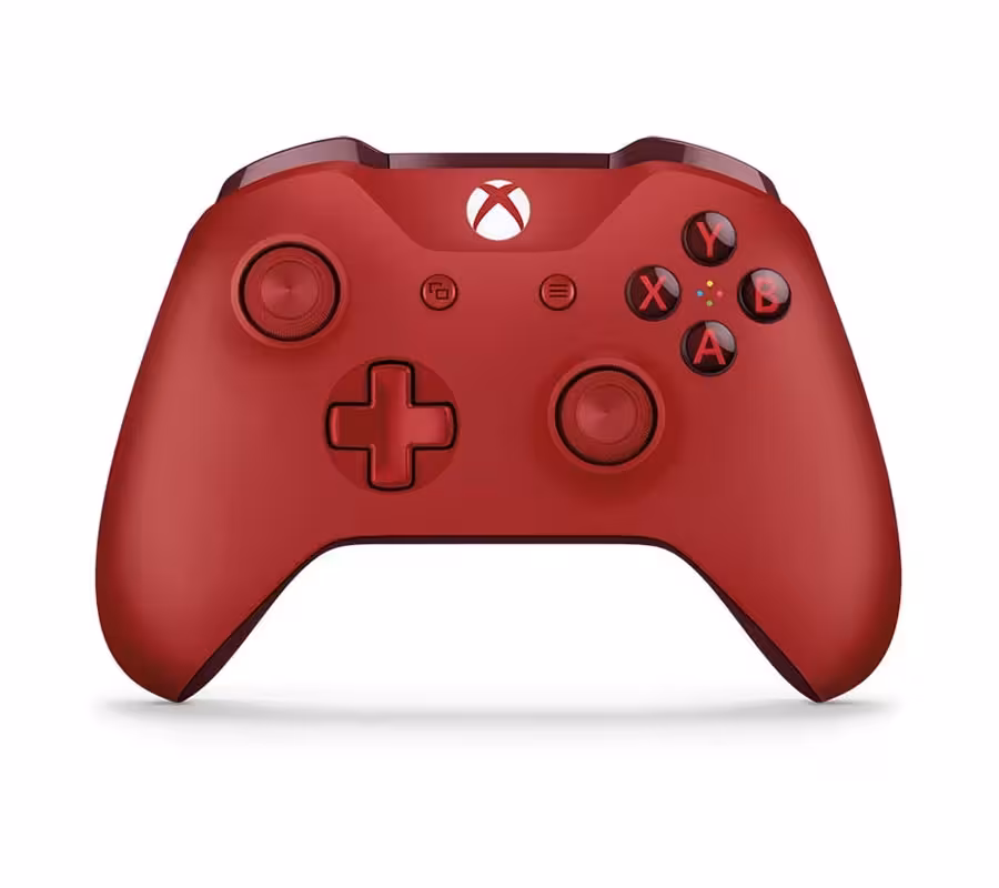 دسته بازی ایکس باکس قرمز بی سیم مایکروسافت Xbox One S/X – استوک