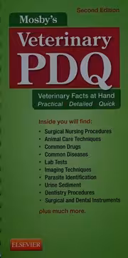 خرید و دانلود کتاب Mosby's veterinary PDQ : veterinary facts at hand, practical · detailed · quick