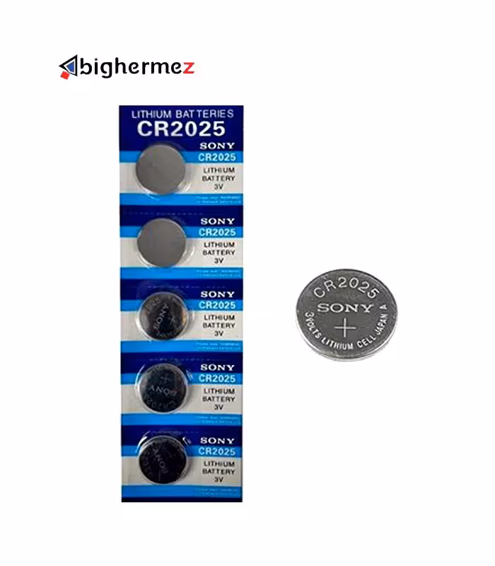 باتری سکه ای مدل 2025 بسته 5 عددی