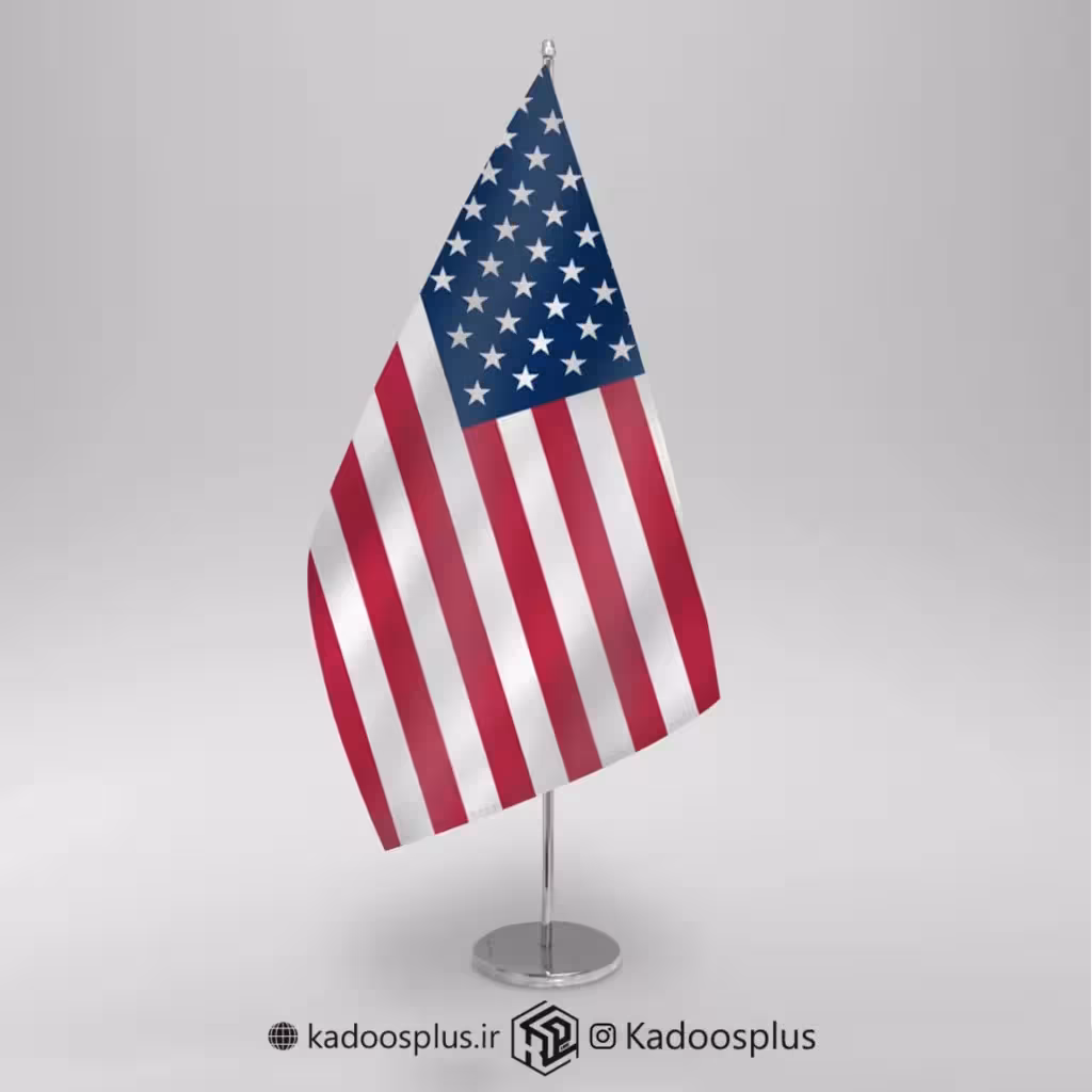 پرچم رومیزی لیزری ایالات متحده آمریکا