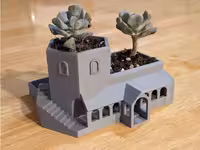 مدل سه بعدی گلدان طرح ویلا (STL)