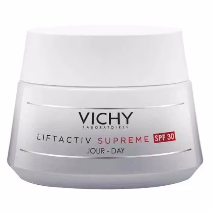 کرم‌لیفت‌قوی‌وضدآفتاب‌ویشیVICHYسری‌لیفت‌اکتیوLiftactiveمدل‌سوپریمSupremeحجم50میل|حاوی‌هیالورونیک‌اسید، SPF30