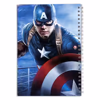 دفتر مشق کارتون کاپیتان آمریکا