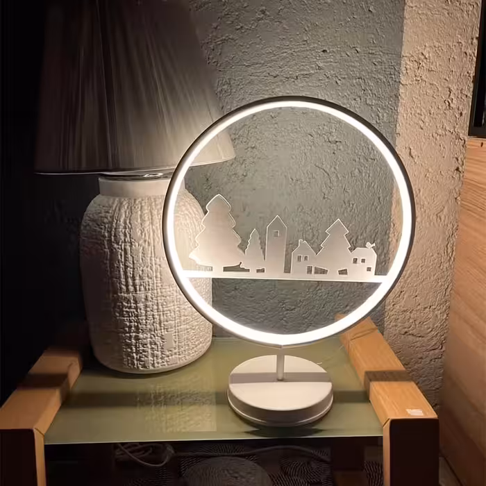 استند LED طرح زمستانی سفید چیبو