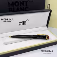خودکار مون بلان طرح مار مشکی طلایی MontBlanc