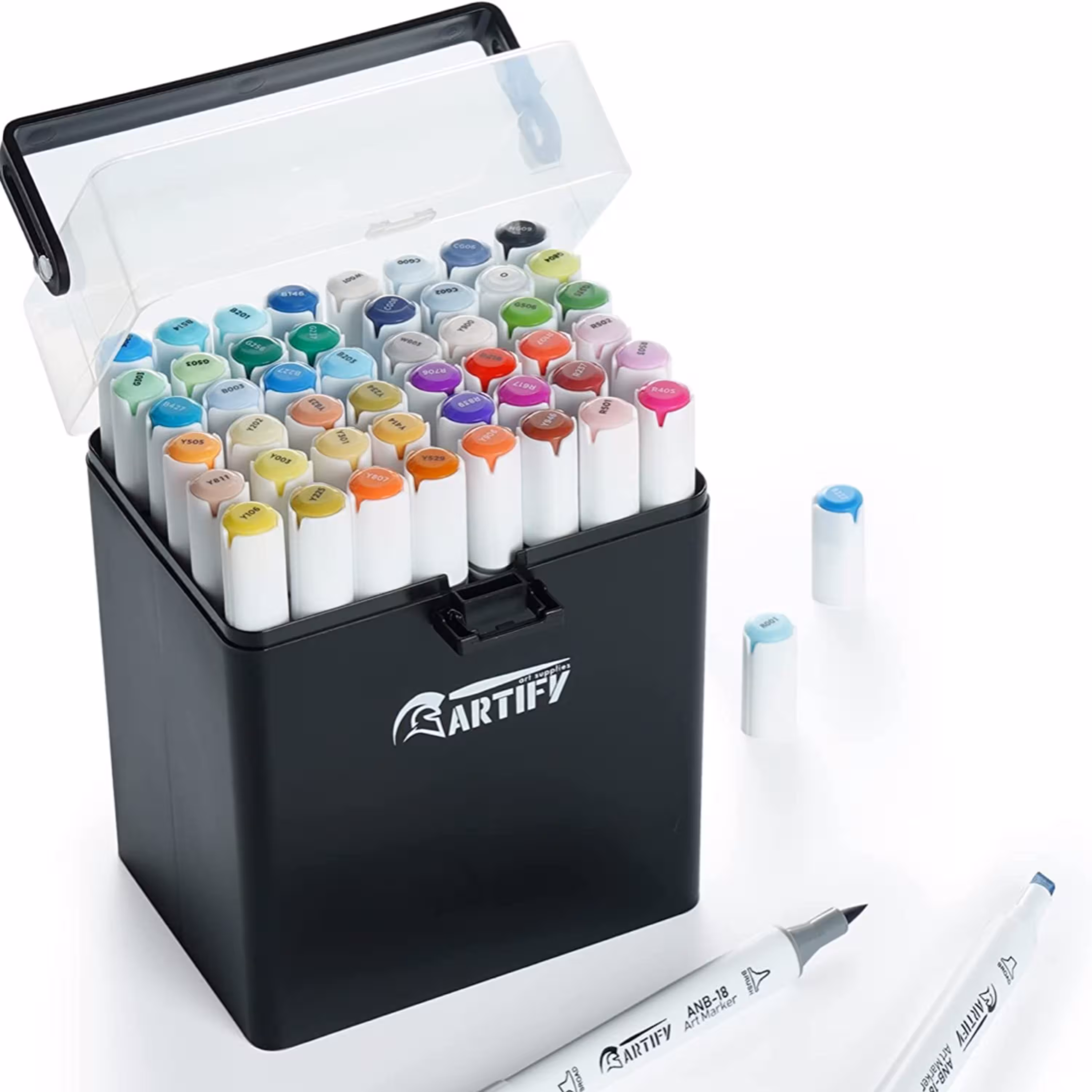 پک 48 تایی ماژیک اورجینال ARTIFY طراحی و راندو با جعبه نفیس