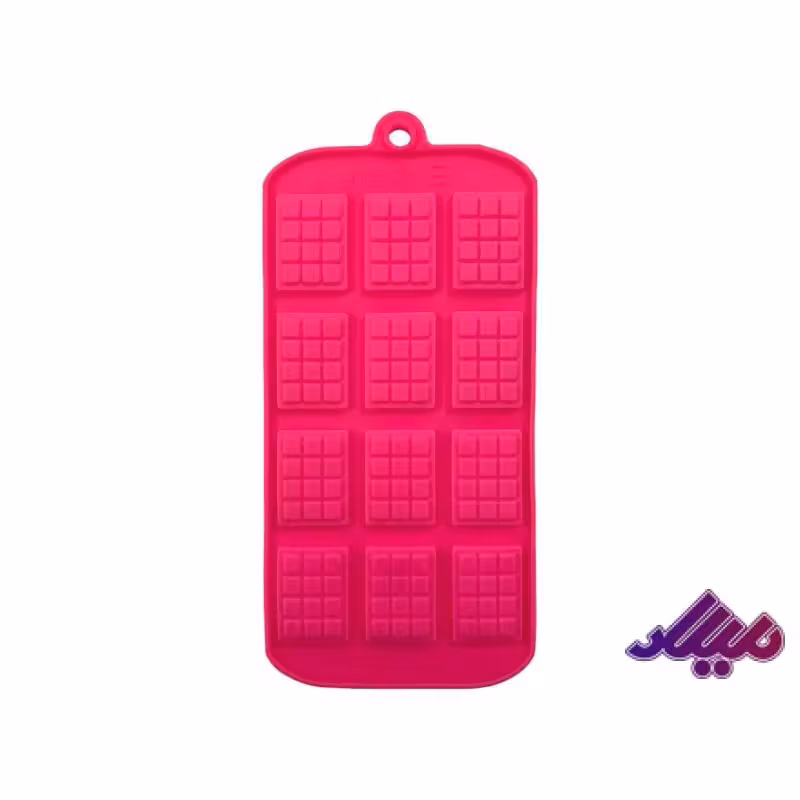 قالب سیلیکونی شکلات ایرانی طرح بیسکوییت 10 در 20 سانت