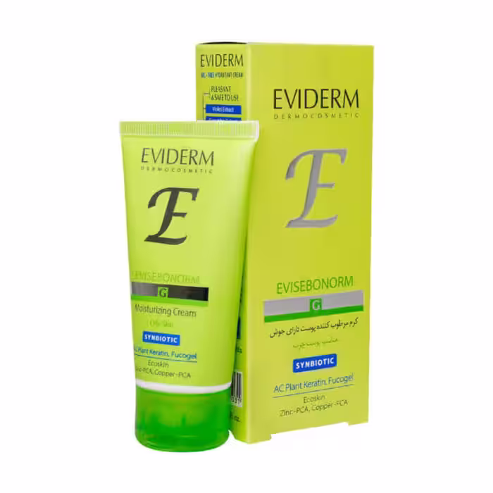 کرم مرطوب کننده پوست چرب اوی سبونورم اویدرمEviderm Evisebonorm Moisturizing Cream For Oily Skin
