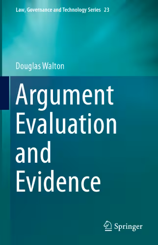 خرید و دانلود نسخه کامل کتاب Argument Evaluation and Evidence